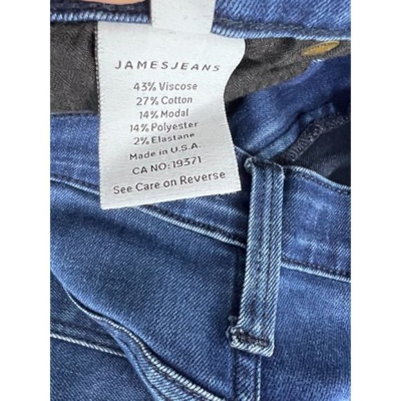 James Jeans Blue Denim High Rise The High Classic Skinny Ankle Jeans Size 27 - Picture 8 of 11